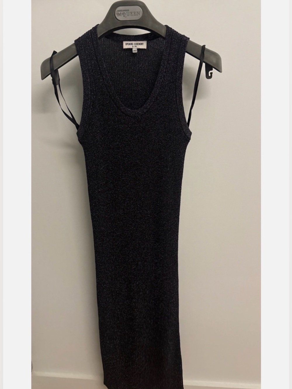 Metallic lurex knit dress from Opening Ceremony in XS-S